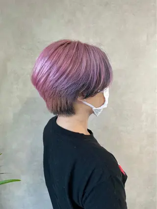 ショート 透明感カラー/メンズ カット/KOIROのヘアスタイル