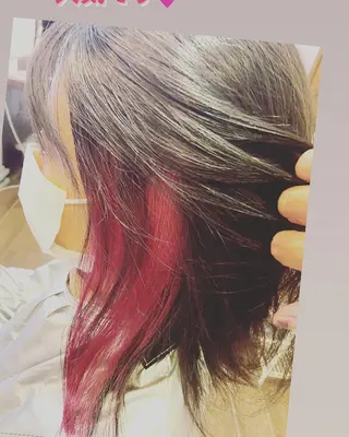 セミロング カラー Hair salon Orchid所属・✨透明感カラー✨小形 大美✨のヘアスタイル