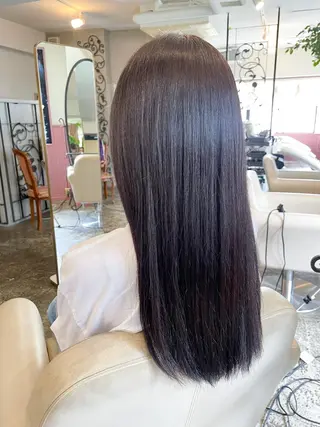 ロング カラー パーマ ヘアアレンジ メンズ 表参道Lise おおいしおりのヘアスタイル