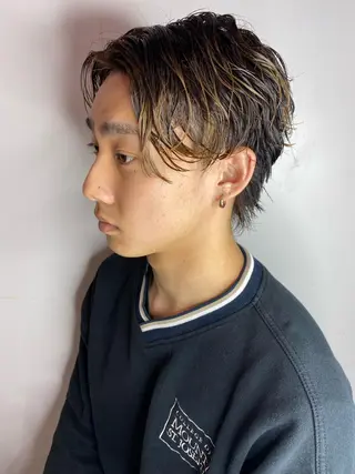 パーマ men'slapis YUTOのヘアスタイル