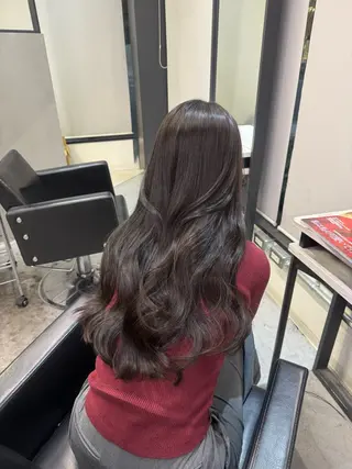 ロング カラー 韓国ヘア🇰🇷 YUKINAのヘアスタイル