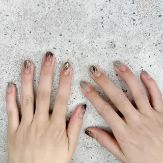 セミロング カラー パーマ ヘアアレンジ メンズ キッズ ネイル マツエク・マツパ Salon Ｋのネイルデザイン