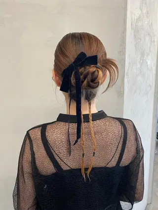 ロング ななみ/博多/ ブリーチ/髪質改善のヘアスタイル