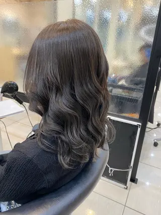 ミディアム 韓国ヘア/艶カラー minamiのヘアスタイル