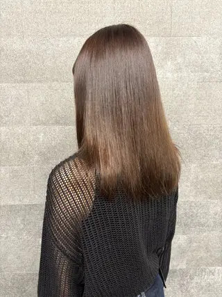 セミロング カラー きのうち こうのヘアスタイル