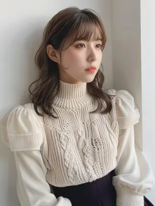 ミディアム 艶髪デザイナー ユウタ｜髪質改善特化のヘアスタイル