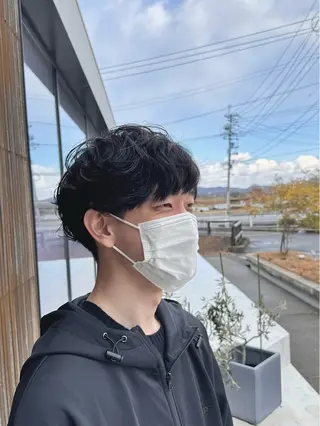 ショート パーマ イメージサロンカッツ東尾道店所属・CUTS 東尾道/ 市川聖也のヘアスタイル