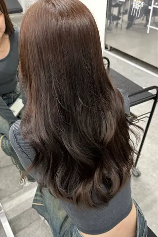 セミロング 💖ベージュ💖 MEARIのヘアスタイル