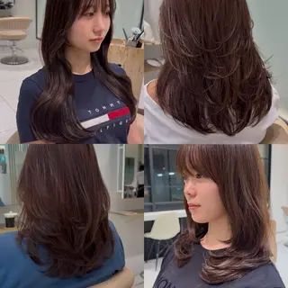 ミディアム カラー パーマ ORO塚口店所属・新店舗ORO塚口店 駅から徒歩4分🚶のヘアスタイル