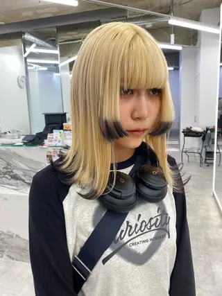 ミディアム カラー Brown 藤沢店のヘアスタイル