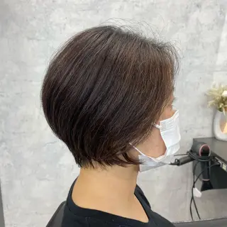 ショート Misora/ボブ/ レイヤー/艶カラーのヘアスタイル