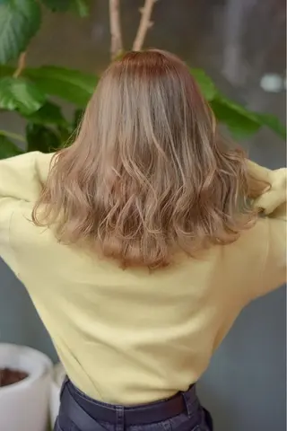 セミロング カラー ba-boo 広島のヘアスタイル