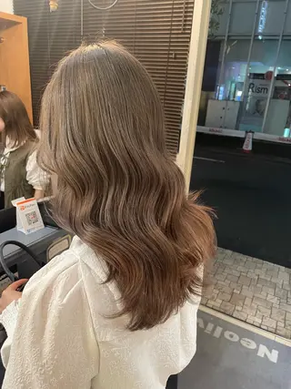 ロング カラー ハイトーン/カラー/ ヘアセット/松田健佑のヘアスタイル