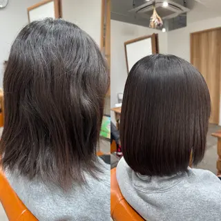 ショート 髪質改善縮毛✨ 泉谷彪芽のヘアスタイル