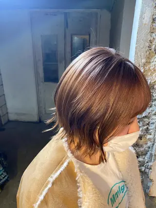 ショート カラー お任せヘア☘️☘️ 及川渚のヘアスタイル