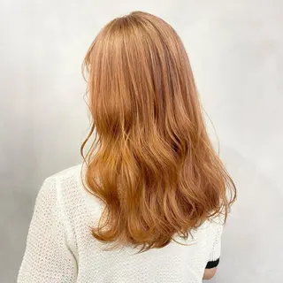 ロング カラー 💖暖色・ハイトーン 🐈みおり💖のヘアスタイル