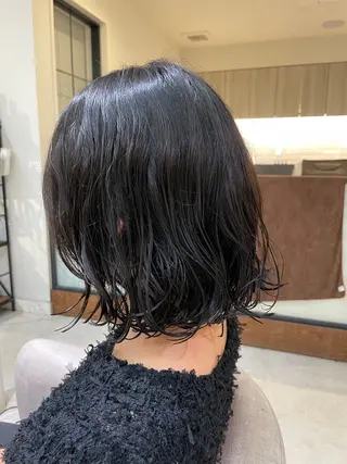 ミディアム パーマ Tanaka Aoiのヘアスタイル