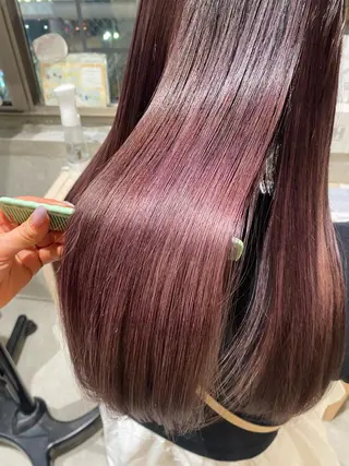 カラー AO所属・RISAKO 艶髪モテヘア🎀府中のヘアスタイル