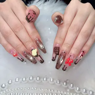 ネイル 🐝TOMO🎀ིྀ 【パラジェル取扱店】のネイルデザイン