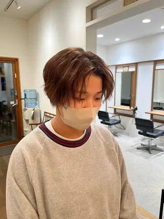 ショート カラー 無料カットモデル‪✨ ✂️Nanami🌷のヘアスタイル