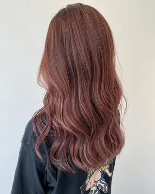 ロング カラー ブリーチ無しダブル カラー特化/🫧中村のヘアスタイル