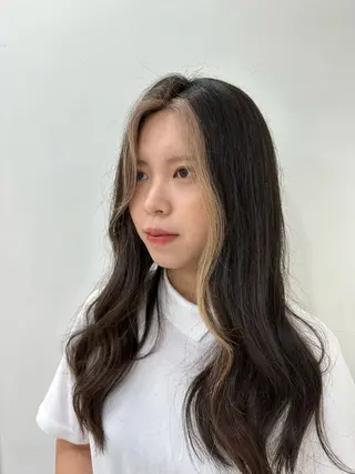 セミロング 竹下 勝也のヘアスタイル