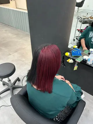 カラー 山田 航平のヘアスタイル