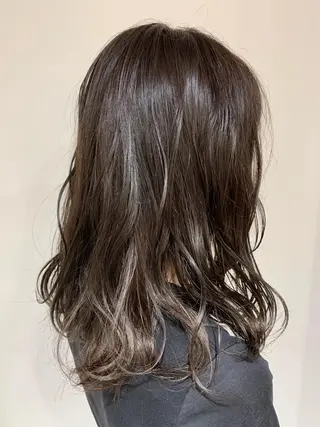 セミロング カラー 池田 雄太 ✨美髪縮毛矯正✨のヘアスタイル