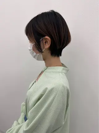 ショート Rina🪄 韓国風レイヤーcutのヘアスタイル