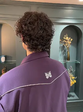 メンズ パーマ 【メンズカット/パー マ✂️】momo🌷のヘアスタイル