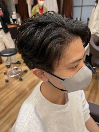 パーマ メンズ しみず さくら🌸のヘアスタイル