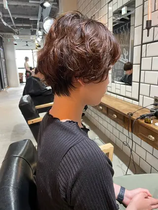 ショート カラー パーマ SALOWIN栄3丁目店所属・俵 知広のヘアスタイル