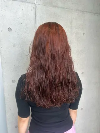 ロング カラー ヘアアレンジ ボブ艶モテカラー🫧 カリンのヘアスタイル