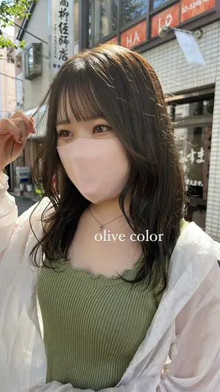 ミディアム kauti ichinana所属・小西 佑奈のヘアスタイル