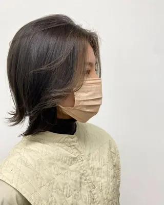 ショート 髪質改善韓国レイヤー SHIORI🦋のヘアスタイル