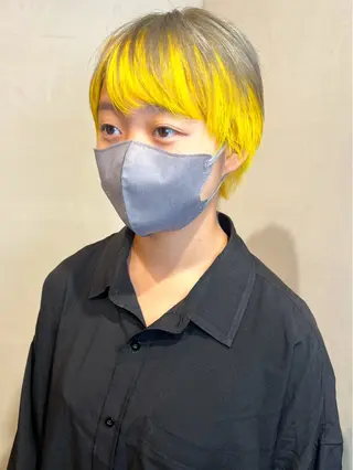 ショート カラー Aya/四条烏丸/ インナーカラーのヘアスタイル