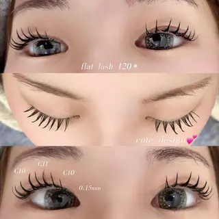 マツエク・マツパ Rinata所属・kaede 🐹のマツエク・マツパデザイン