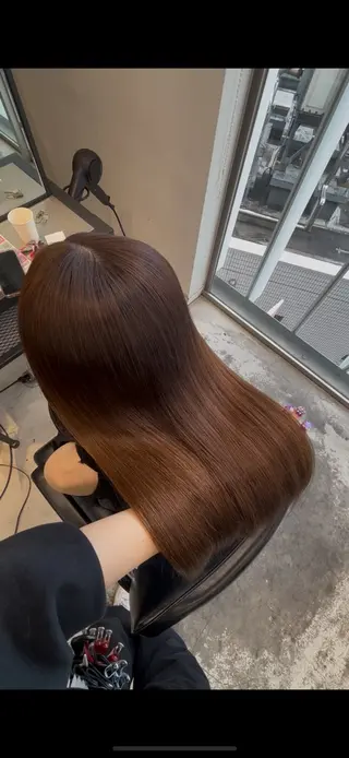 ロング カラー ダメージレス艶カラー MISAKI🦋のヘアスタイル