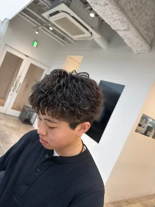 ショート パーマ fifth 児玉達哉 当日予約🙆のヘアスタイル