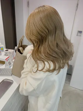 ミディアム 韓国風/髪質改善 赤み消し✨junkiのヘアスタイル