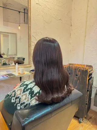 ロング カラー 遠藤 彩美/暖色系カラーのヘアスタイル