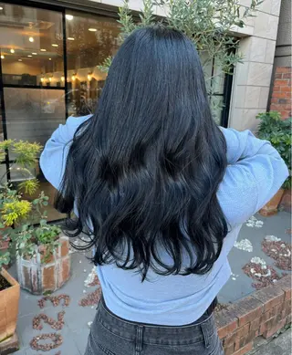 セミロング カラー SHIAN 八王子👼鬼塚さやかのヘアスタイル