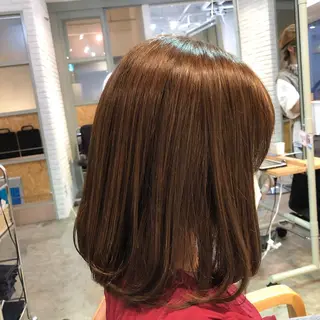 ミディアム カラー 江里 太介のヘアスタイル