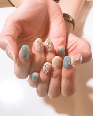 ネイル いちじゅう あおいのネイルデザイン