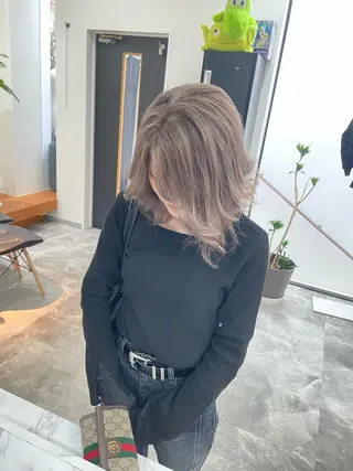 カラー 🖤ROSEL／ KUREA🖤のヘアスタイル