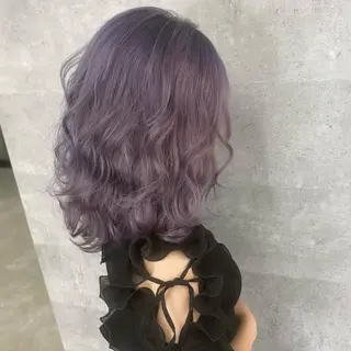 ミディアム カラー シールエクステ特化 ハイトーン、NANAのヘアスタイル