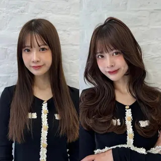 ロング 映える顔まわり/前髪 特化 💗 ユキマのヘアスタイル