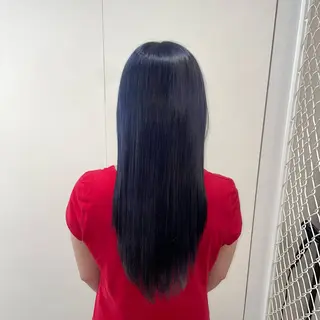 ロング カラー ななみ.⋆𝜗𝜚 艶カラー/まつパのヘアスタイル