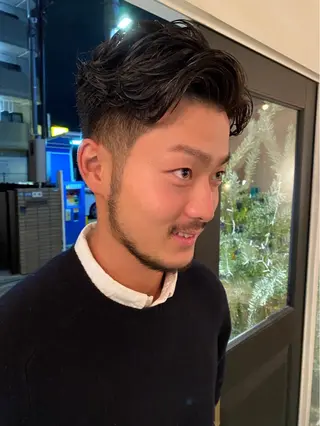 パーマ 岡田 神奈のヘアスタイル