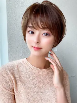 ショート カラー afloatkobe所属・美髪/髪質改善 川口凌弥のヘアスタイル